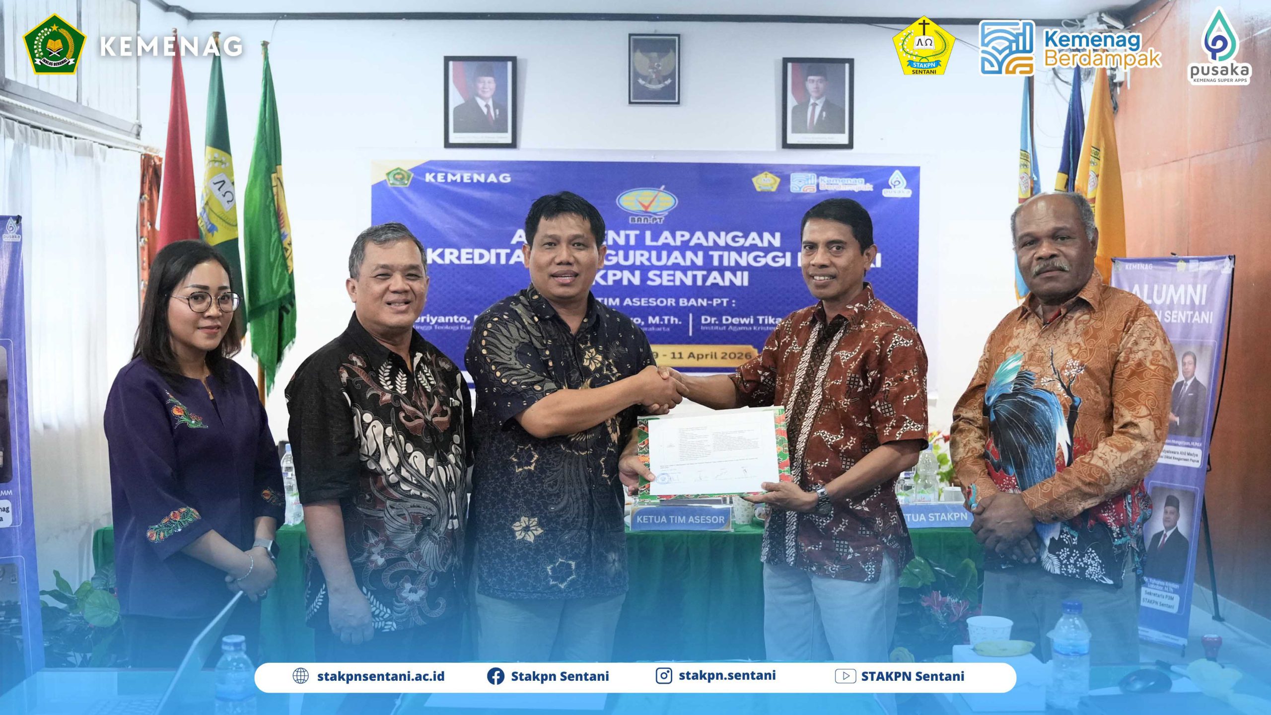 Asesmen Lapangan Berlangsung Sukses, STAKPN Sentani Optimis Raih Hasil Memuaskan dari BAN-PT